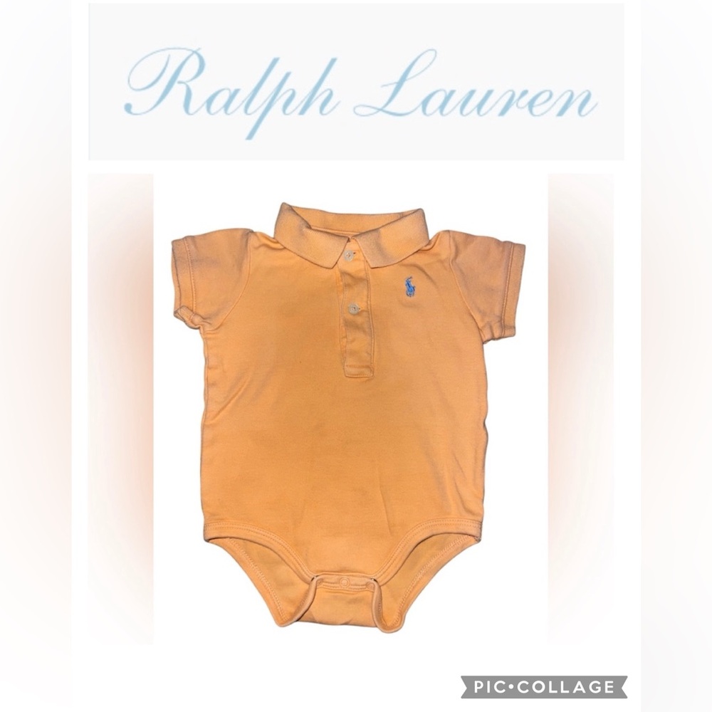 Ralph Lauren Orange Kids Bodysuit